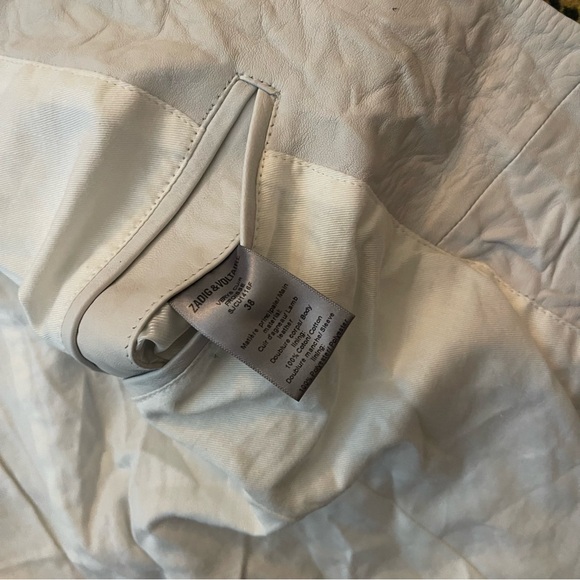 Zadig and Voltaire Lamb Leather Jacket - Picture 9 of 12